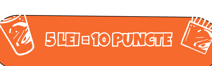 5 lei = 10 puncte în contul tău